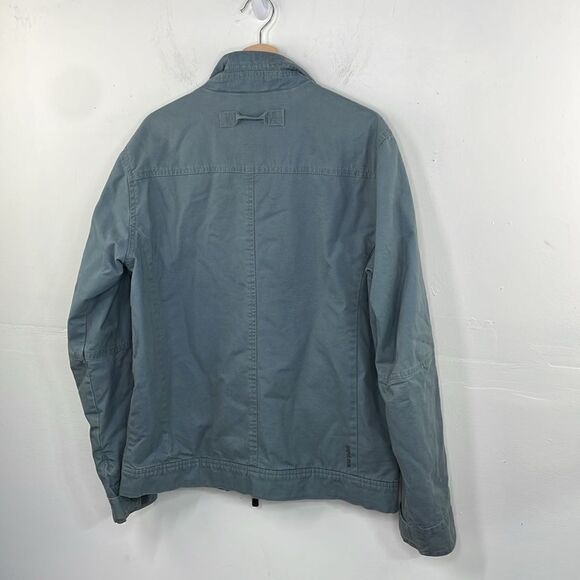 Prana Jacket Men's Small Bronson Quilted Lined Full Zip Blue size Medium - Picture 10 of 15